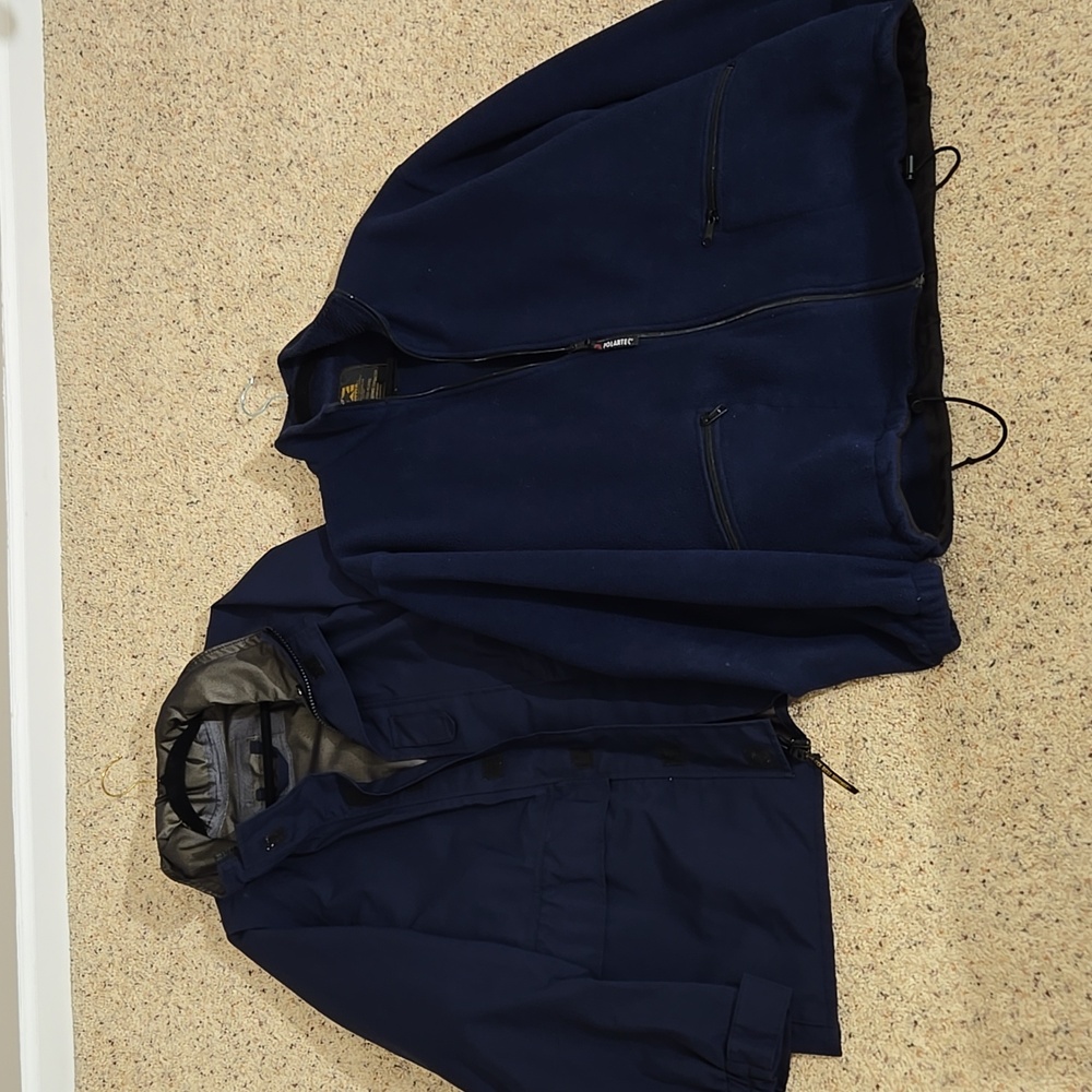 Propper Gore-tex Jacket and Polartec liner,  size L, made in USA, navy blue - Picture 8 of 8